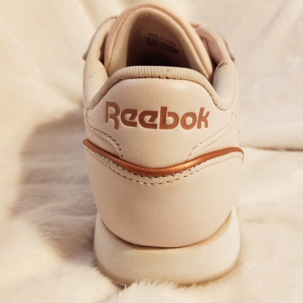 Women's Reebok Classic Rose Gold Royal Glide Running Sneakers - Picture 4 of 5